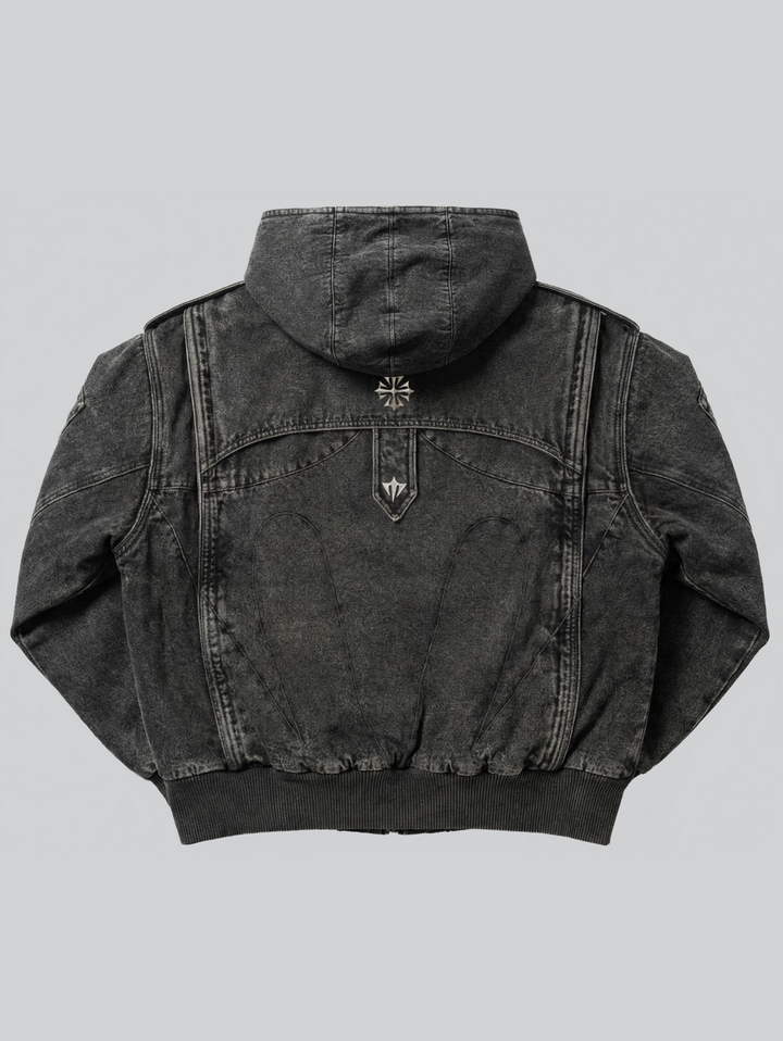 Forged Denim Bomber