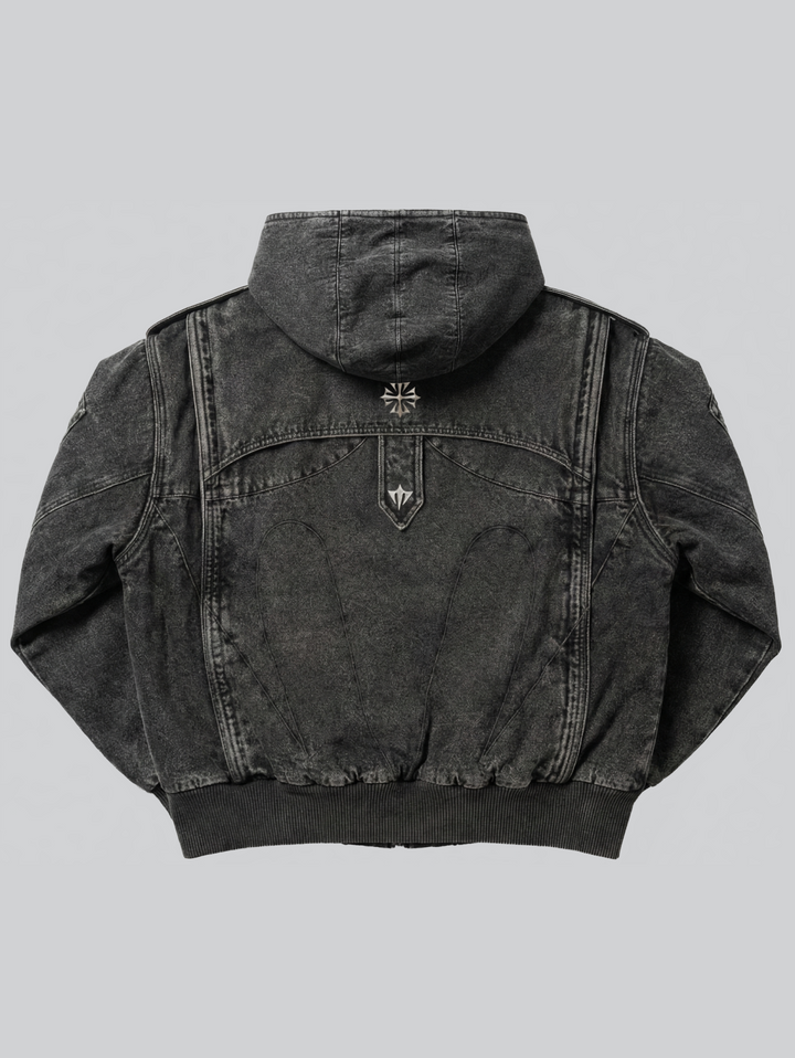 Forged Denim Bomber