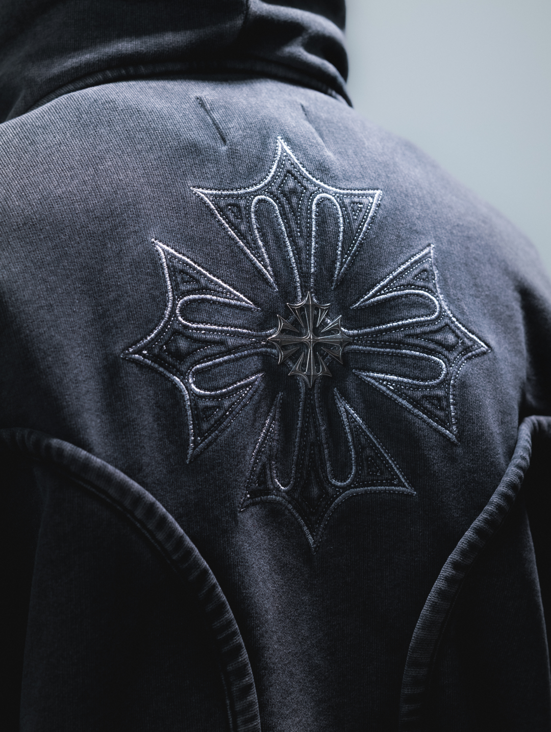 Wash Black Phantom Hoodie