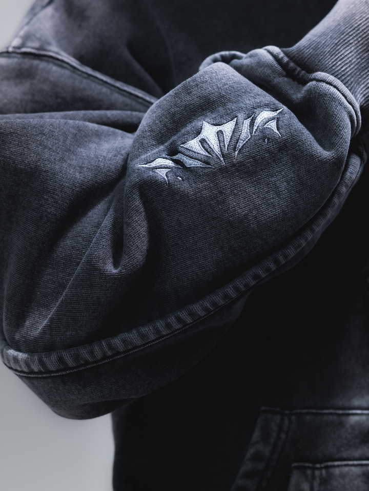 Wash Black Phantom Hoodie