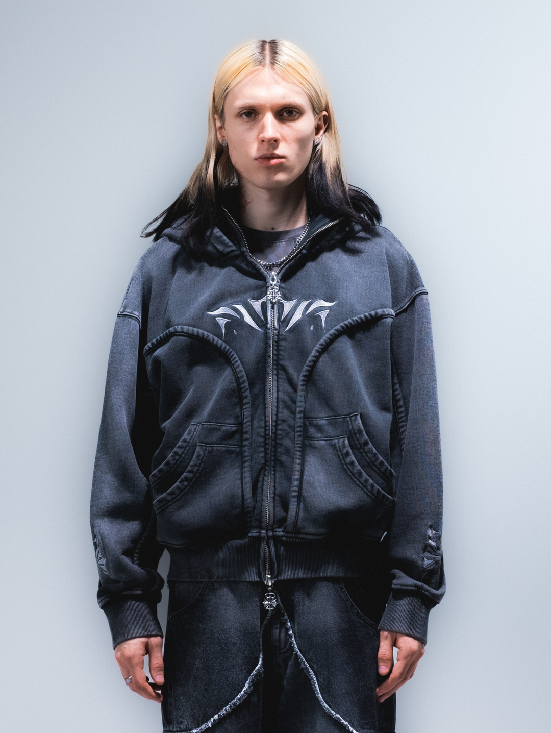 Wash Black Phantom Hoodie