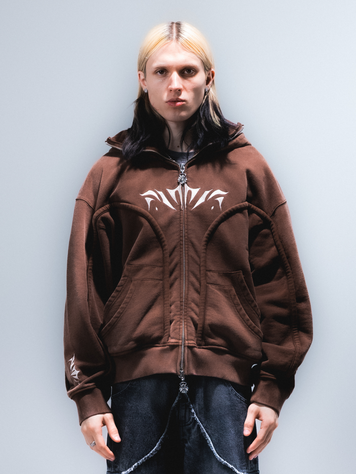 Wash Brown Phantom Hoodie