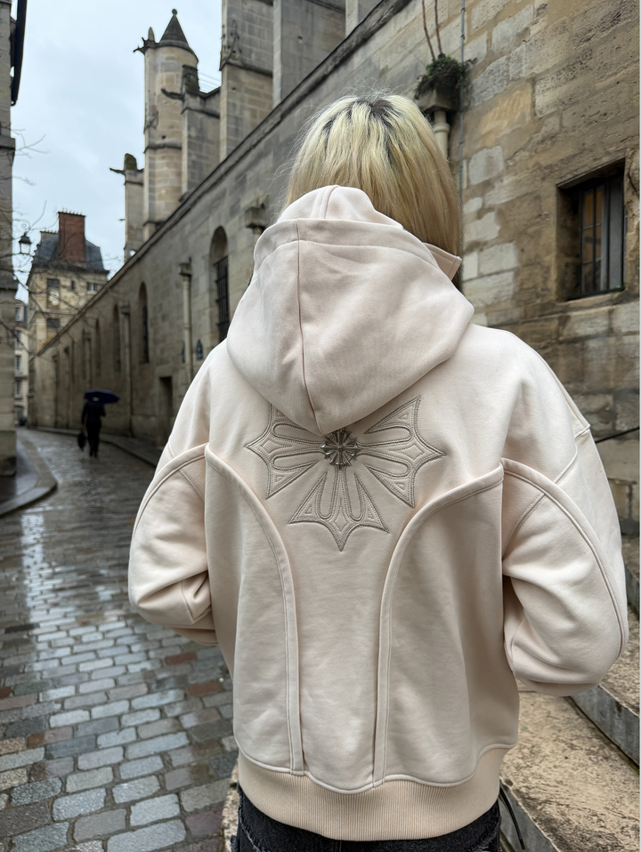 Beige Phantom Hoodie