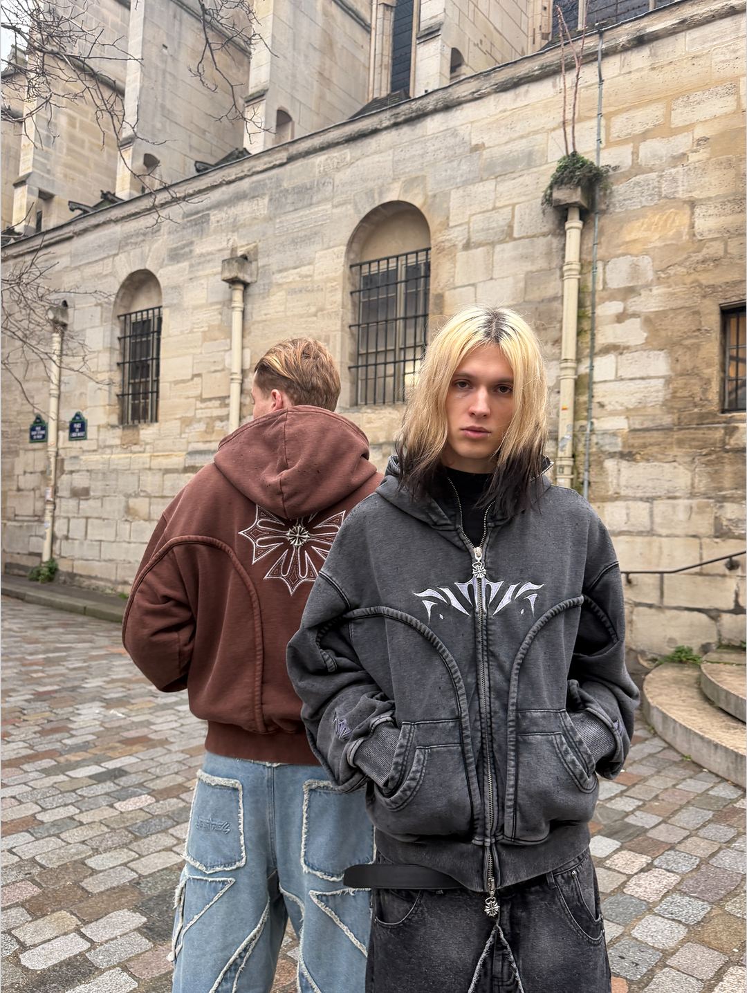 Wash Brown Phantom Hoodie