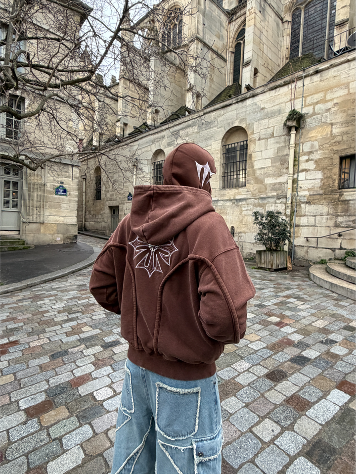 Wash Brown Phantom Hoodie